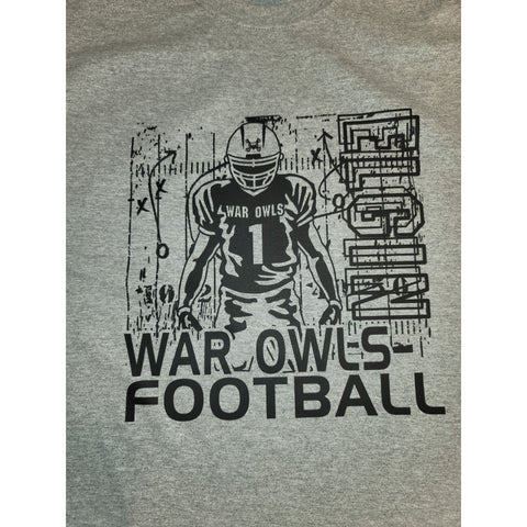 War Owl Grey T-shirt