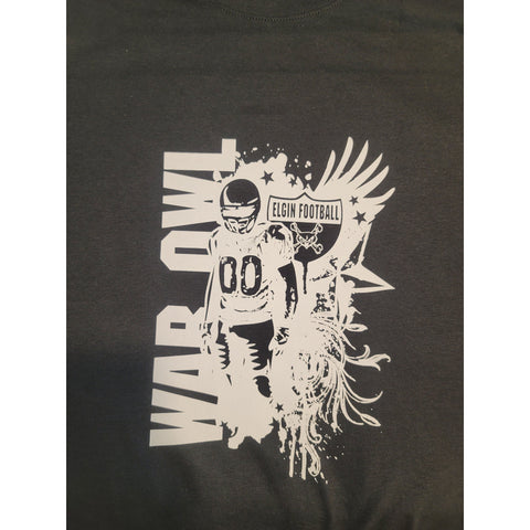 War Owl Black T-shirt