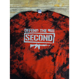 Defend the 2nd amendment tie-dye t-shirt