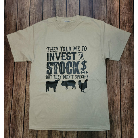 Invest in Stocks t-shirt
