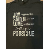 Joy, Faith, Love t-shirt