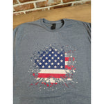 Paint Splatter Flag t-shirt