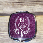 Compact makeup mirror (square or round)