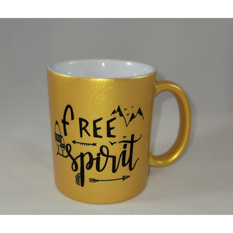 11 oz. Gold Metallic Mug