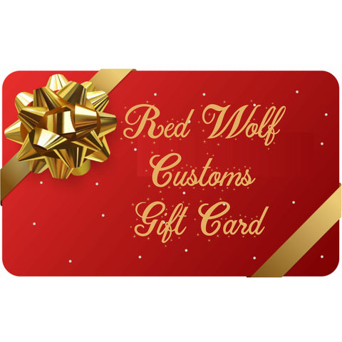 Red Wolf Customs Gift Card