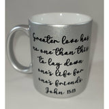 11 oz. Silver Metallic Mug