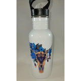 20 oz. Stainless Steel Water Bottle with straw